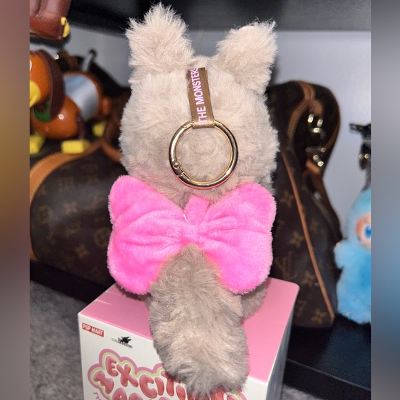 Custom Zimomo Labubu with Pink Bow - Picture 4 of 8